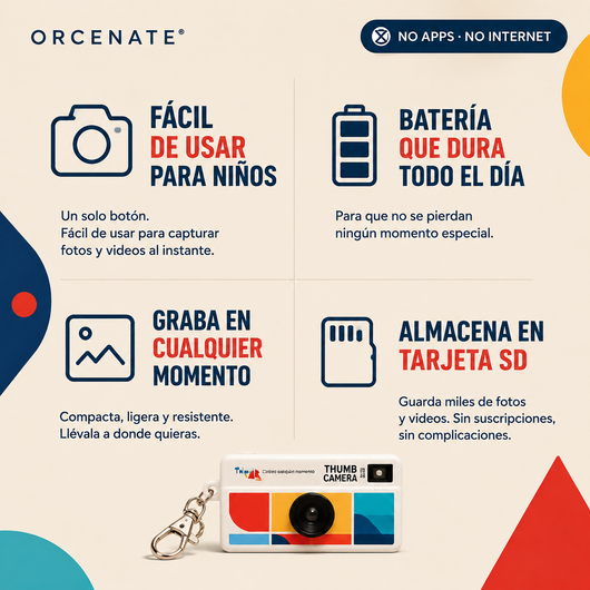 Orzenate™ Cámara Retro