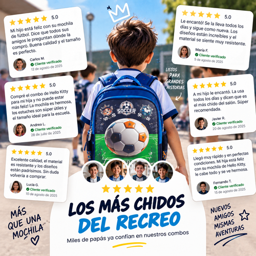 Orzenate™ – Combo de mochila para niño/as