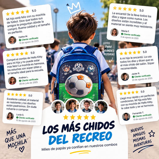 Orzenate™ – Combo de mochila para niño/as