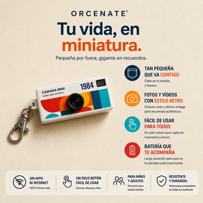 Orzenate™ Cámara Retro.