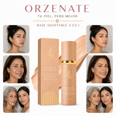 Orzenate™ - Base 4 en 1 con SPF 50 | Se adapta a tu tono en segundos.