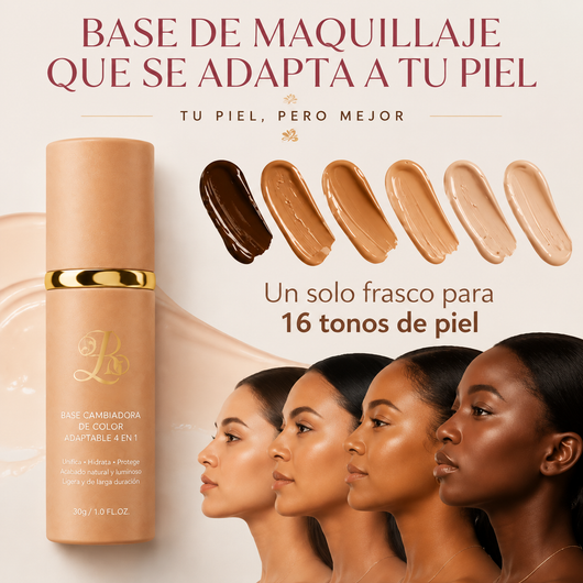 Orzenate™ - Base 4 en 1 con SPF 50 | Se adapta a tu tono en segundos.